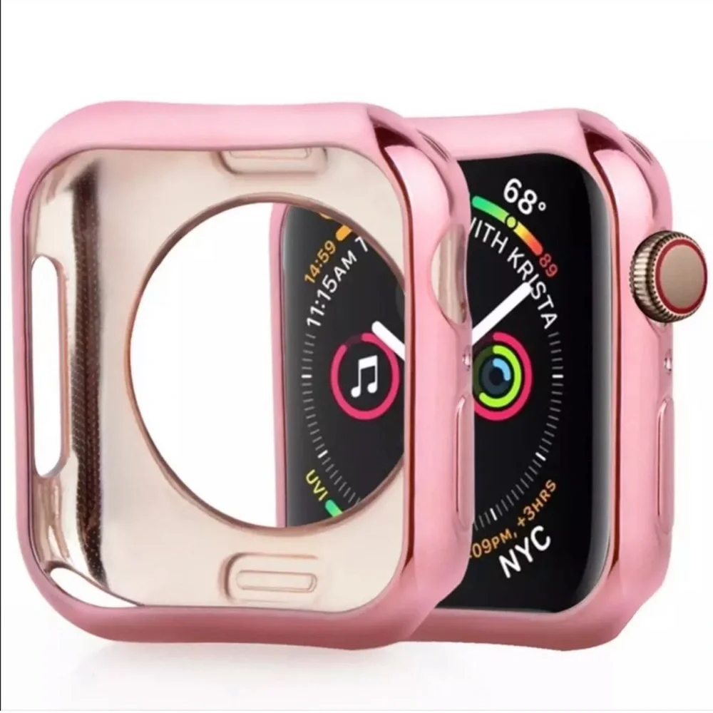 New Apple Watch Rose Gold Bumper Case 44mm